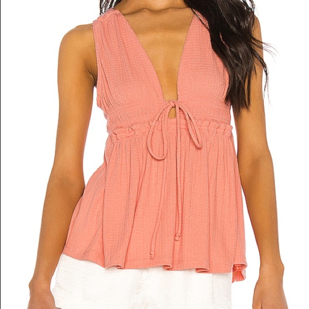 Free People - Peach Tank - Medium